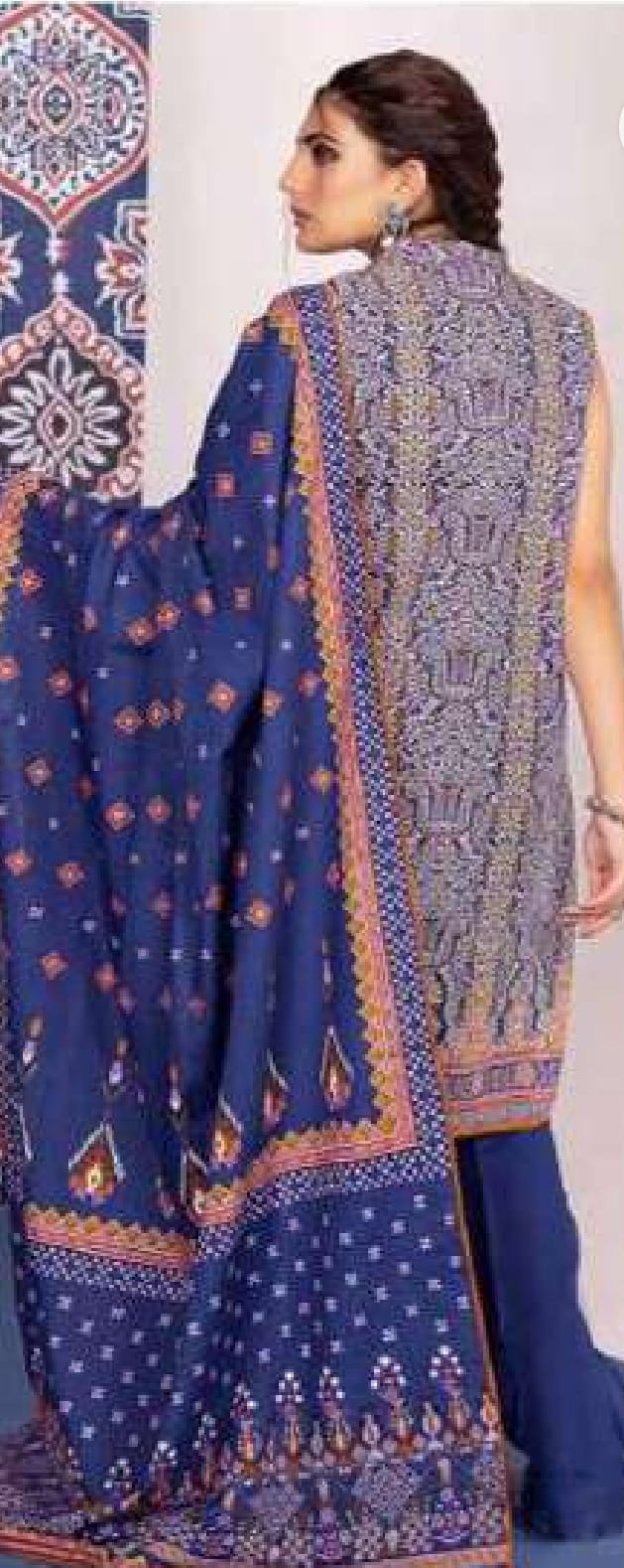 3PIECE UNSTITCHED DIGITAL PRINTED KHADDAR SUIT