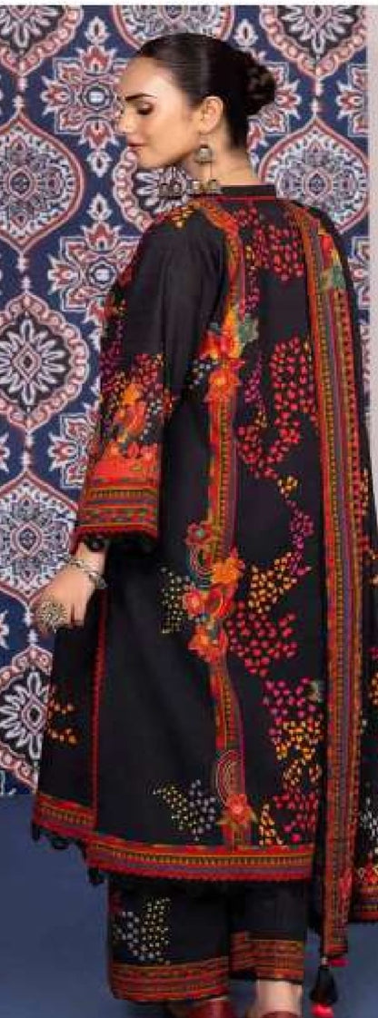 3PIECE UNSTITCHED DIGITAL PRINTED KHADDAR SUIT