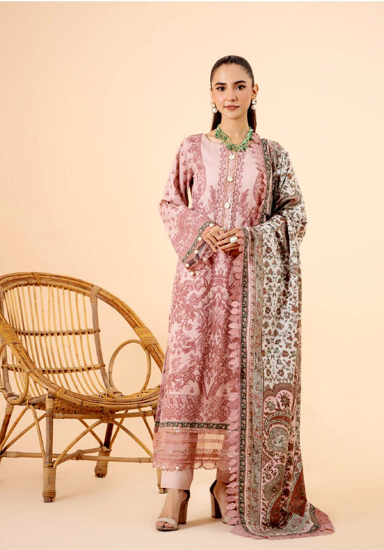 CAMELIA 3 PIECE UNSTITCHED KHADDAR DIGITAL SUIT