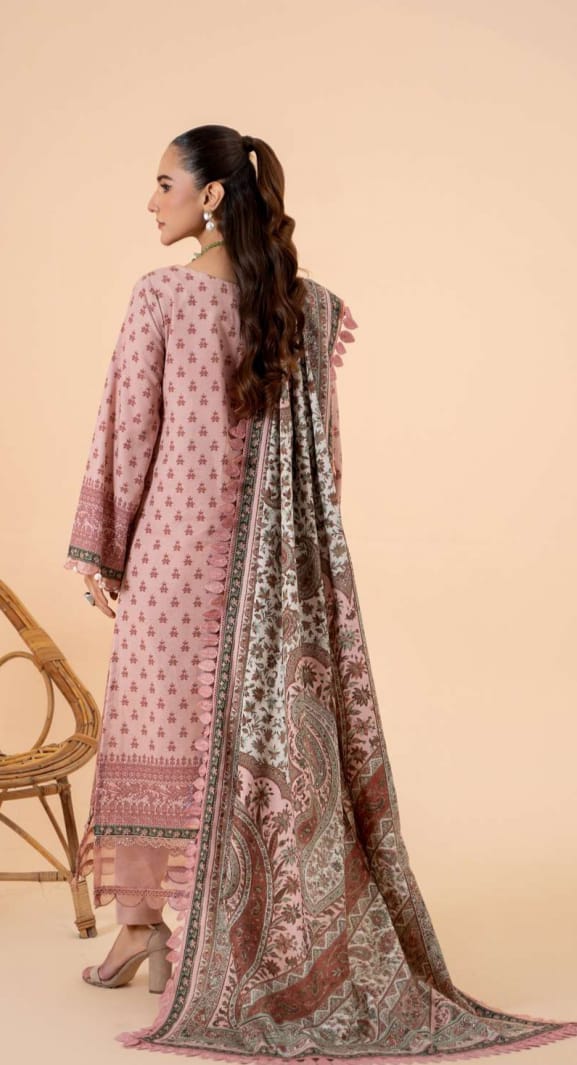 CAMELIA 3 PIECE UNSTITCHED KHADDAR DIGITAL SUIT