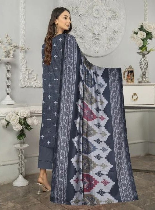 3 PIECE DIGITAL PRINTED DHANAK SUIT