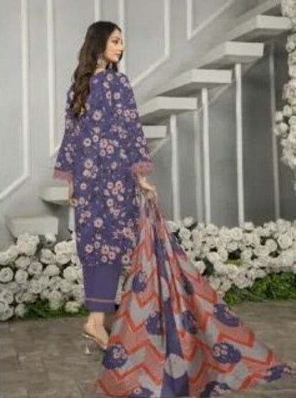 3 PIECE DIGITAL PRINTED DHANAK SUIT